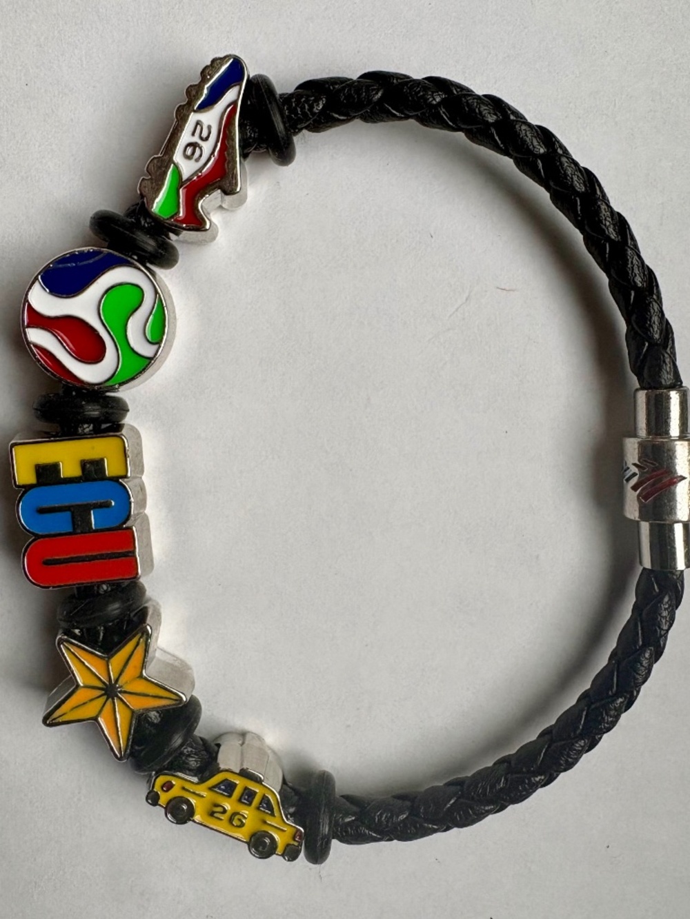 FIFA FAN FAV WORLD CUP Bracelet with Ecuador, Soccer & NYC Charms!